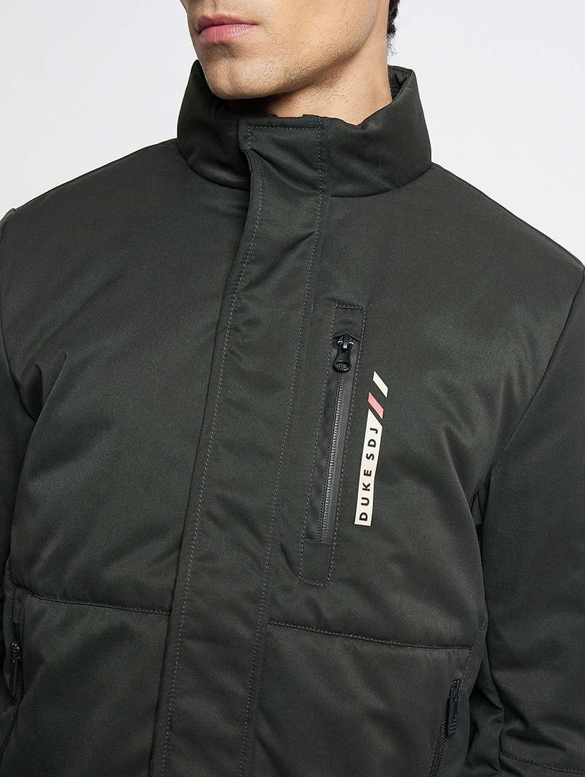 men long sleeve solid bomber jacket - 21521018 -  Standard Image - 4