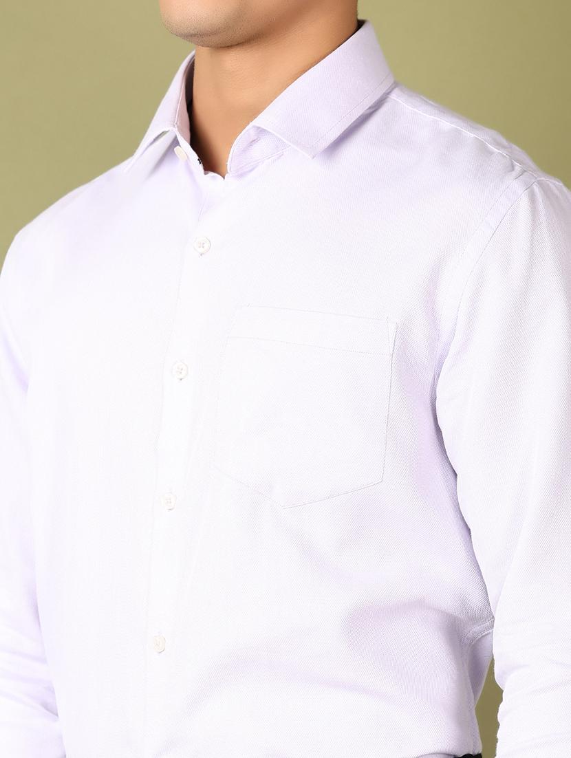 men solid long sleeve formal shirt - 21521183 - Standard Image - 4