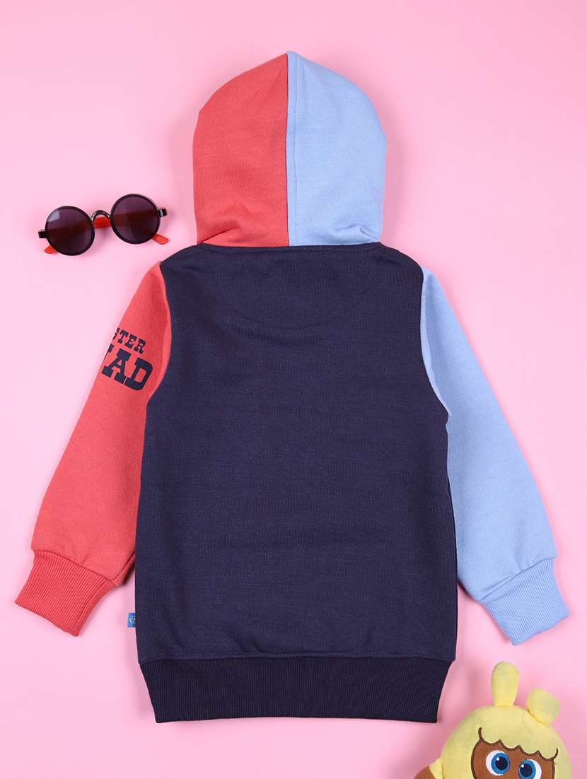 boys printed long sleeve hooded sweatshirt - 21521186 -  Standard Image - 1