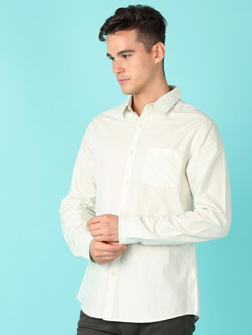 men solid long sleeve casual shirt - 21521194 -  Standard Image - 1