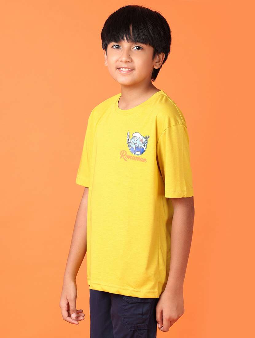 boys short sleeves front & back print t-shirt - 21521247 -  Standard Image - 1