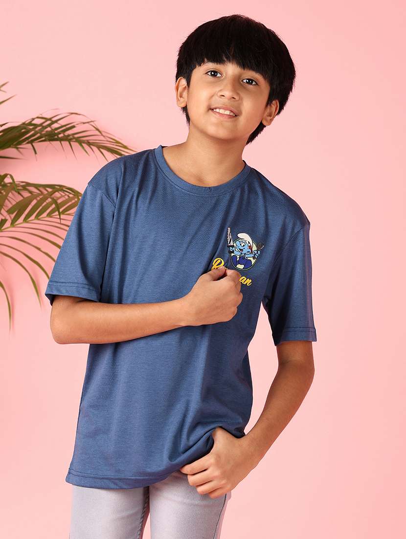 boys short sleeves front & back print t-shirt - 21521248 -  Standard Image - 1