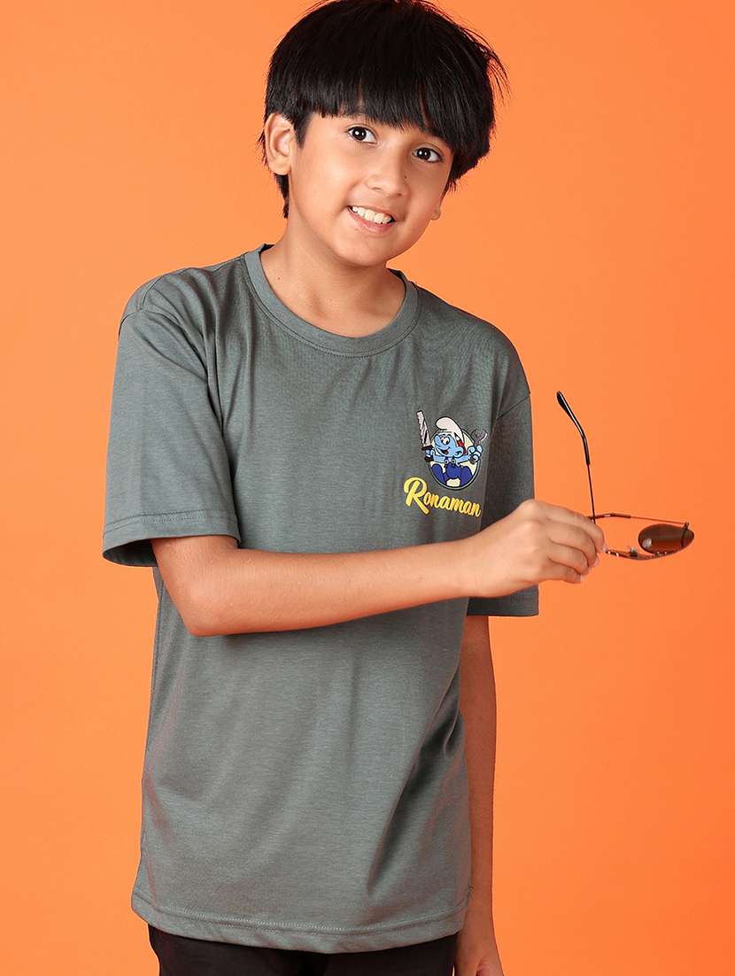 boys short sleeves front & back print t-shirt - 21521249 -  Standard Image - 1