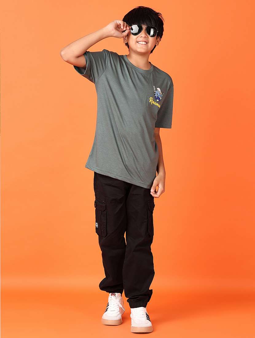 boys short sleeves front & back print t-shirt - 21521249 -  Standard Image - 4
