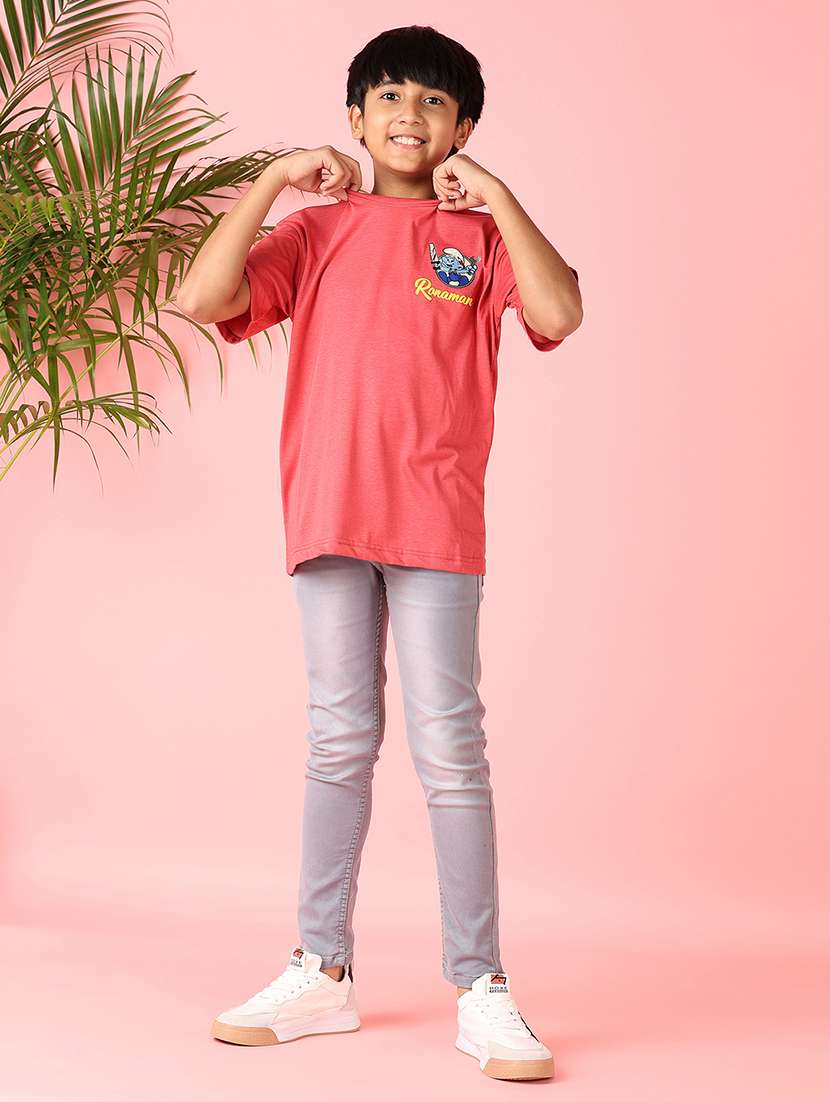 boys short sleeves front & back print t-shirt - 21521250 -  Standard Image - 4