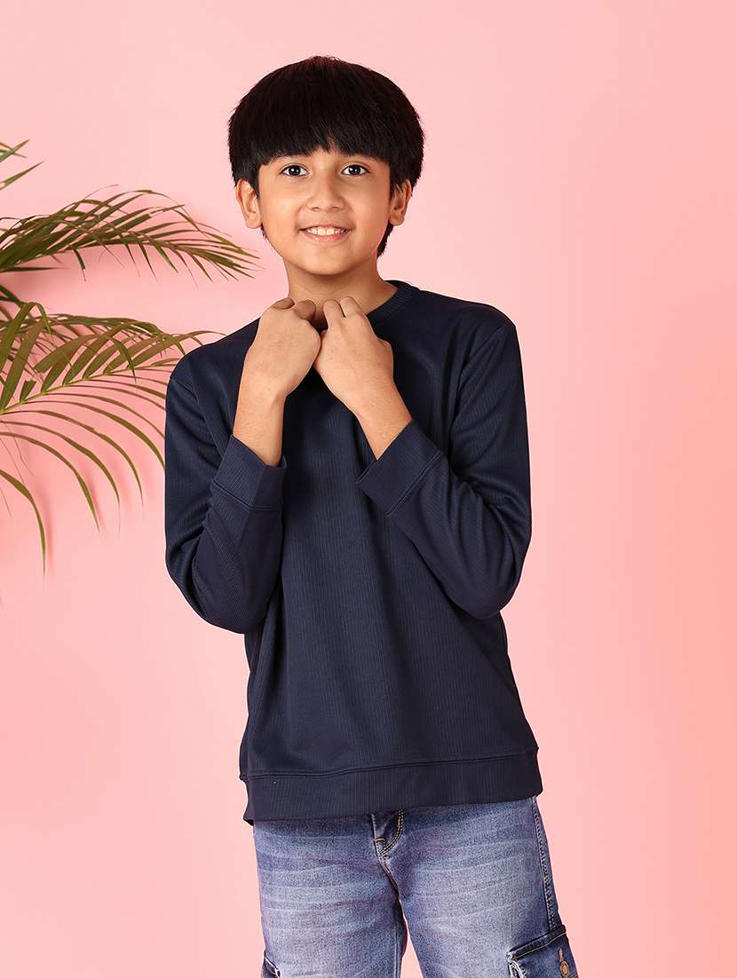 boys long sleeves solid t-shirt - 21521331 -  Standard Image - 1