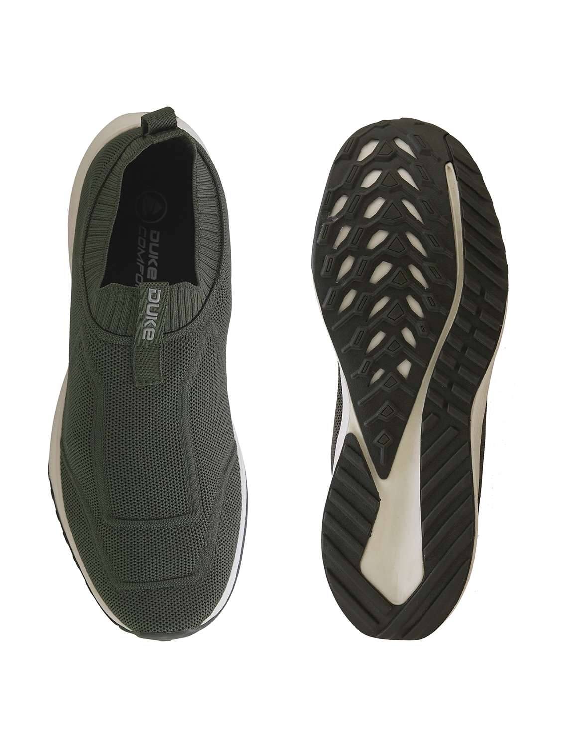 men olive sport shoe - 21521624 -  Standard Image - 4