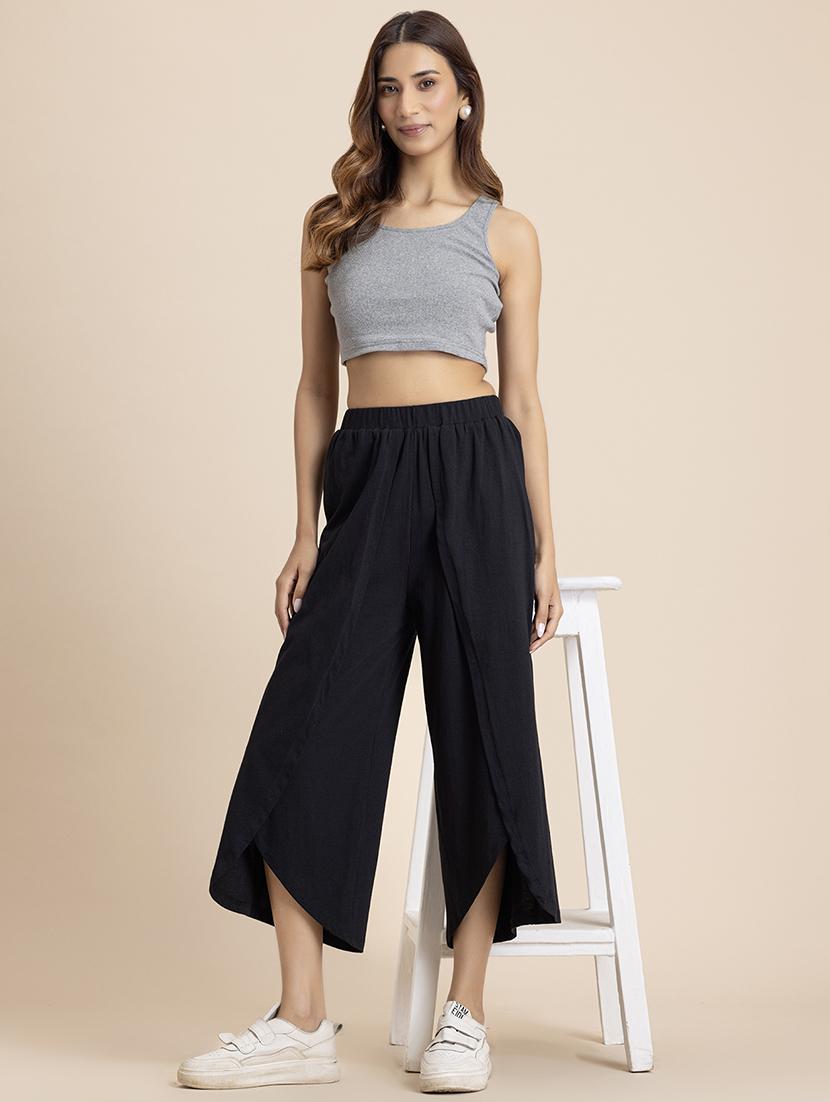 women black hosiery culottes - 21521766 - Standard Image - 4
