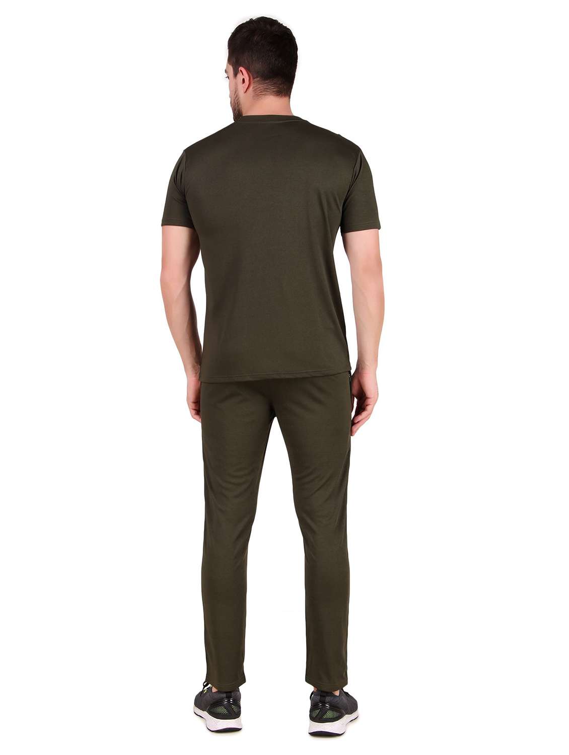 men full length color block track suit - 21522111 -  Standard Image - 1