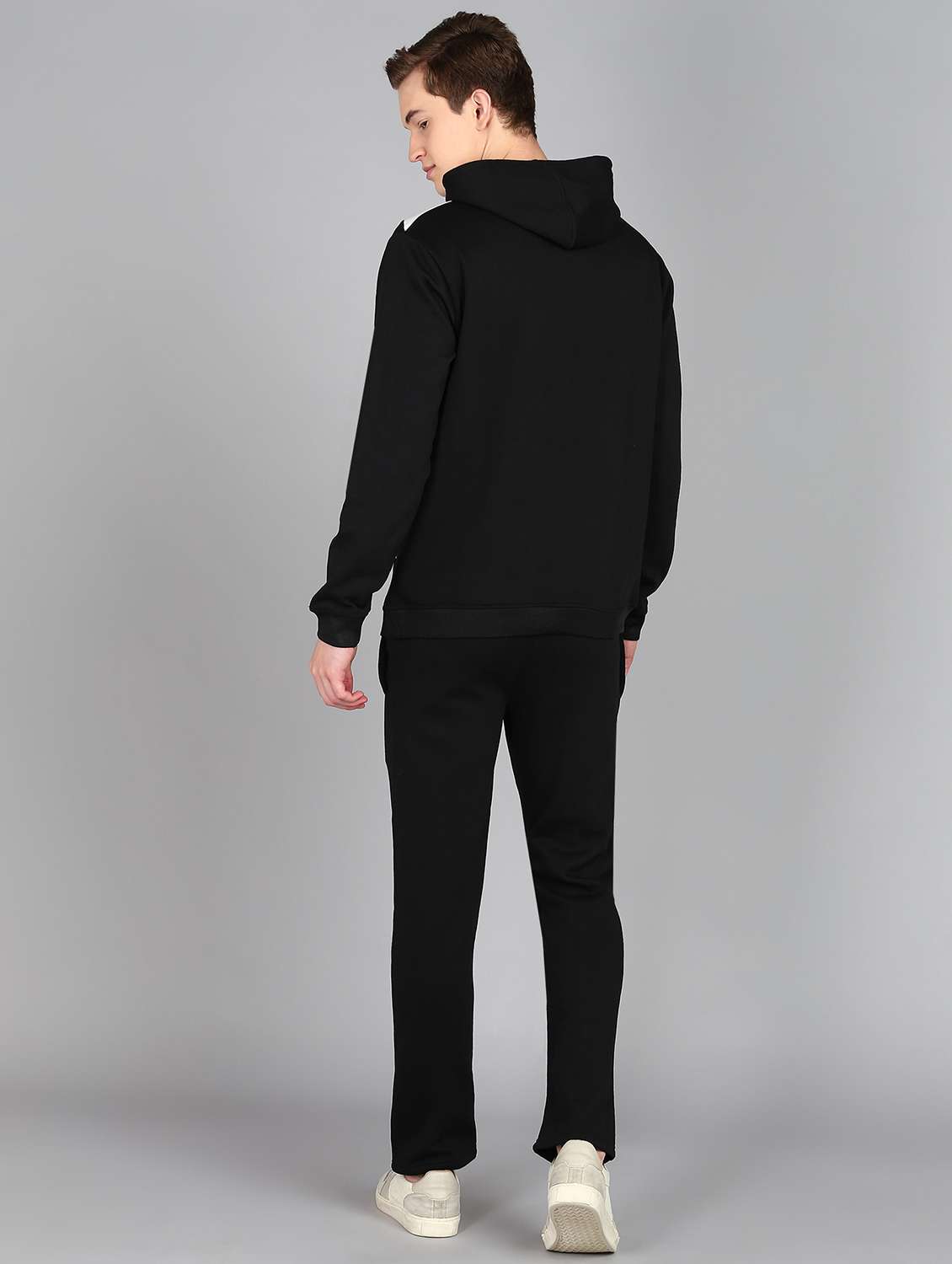 men placement printed full length track suit - 21522133 -  Standard Image - 1