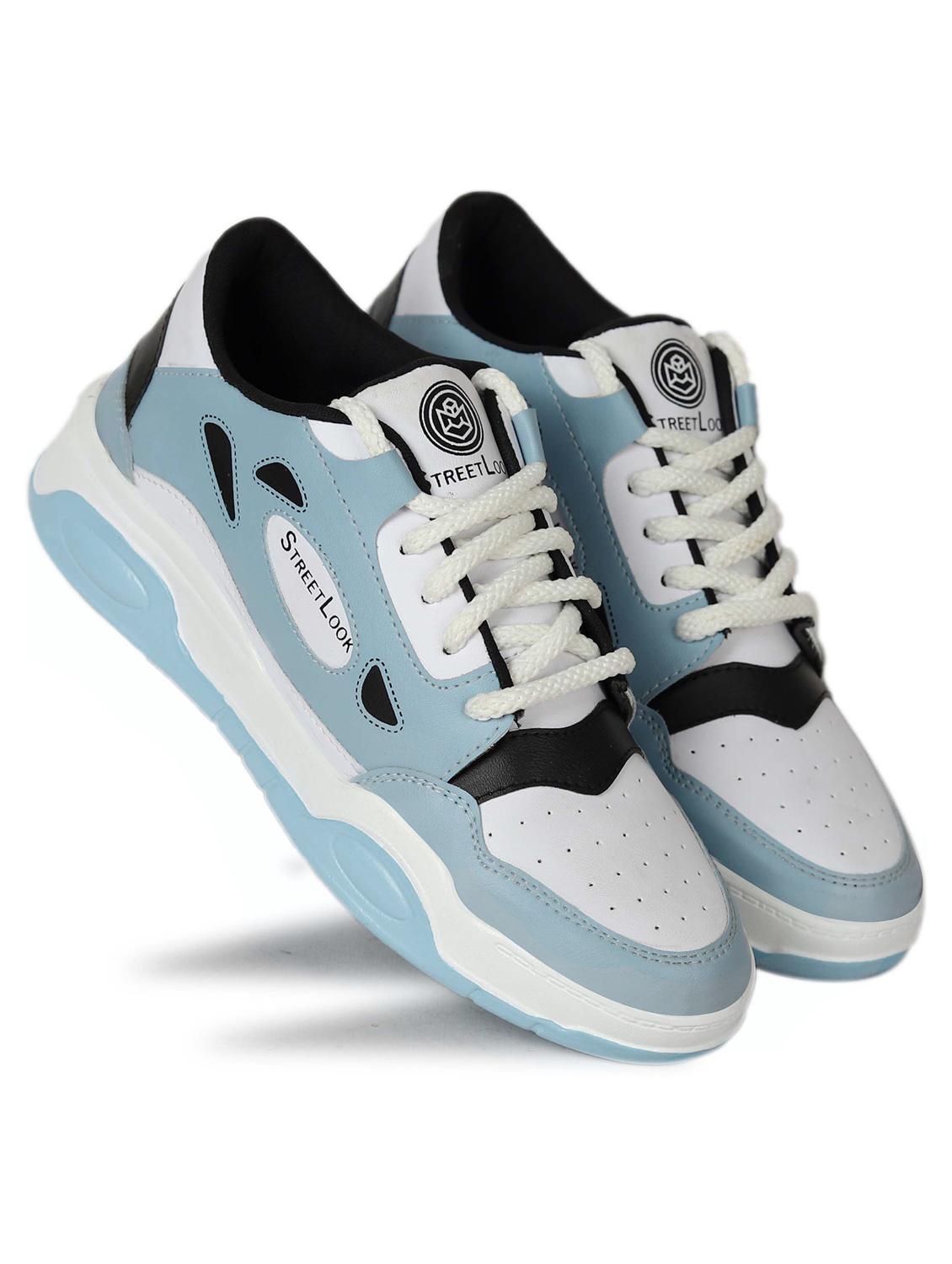 men light blue lace up sneaker - 21522347 - Standard Image - 1