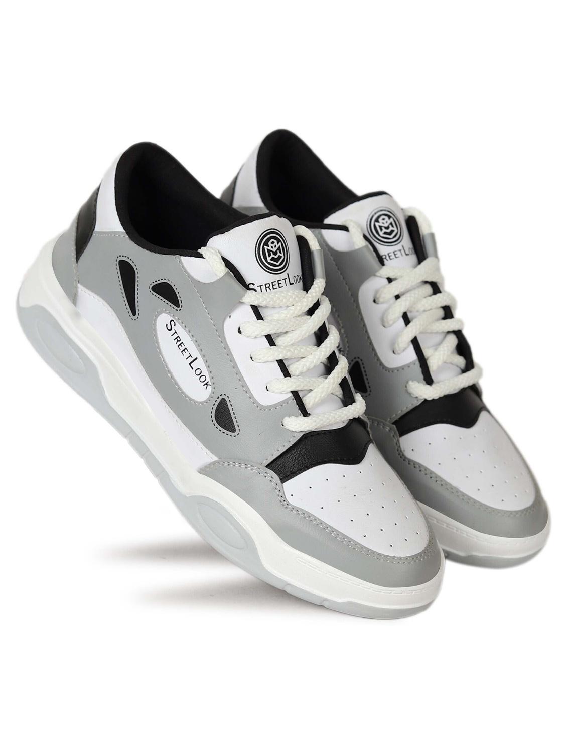 men grey lace up sneaker - 21522353 - Standard Image - 1