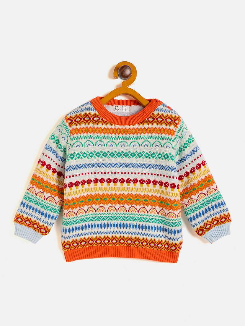 kids long sleeves sweater with joggers set - 21522612 - Standard Image - 1