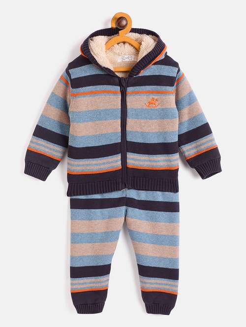 kids long sleeves sweater with joggers set - 21522622 -  Standard Image - 0