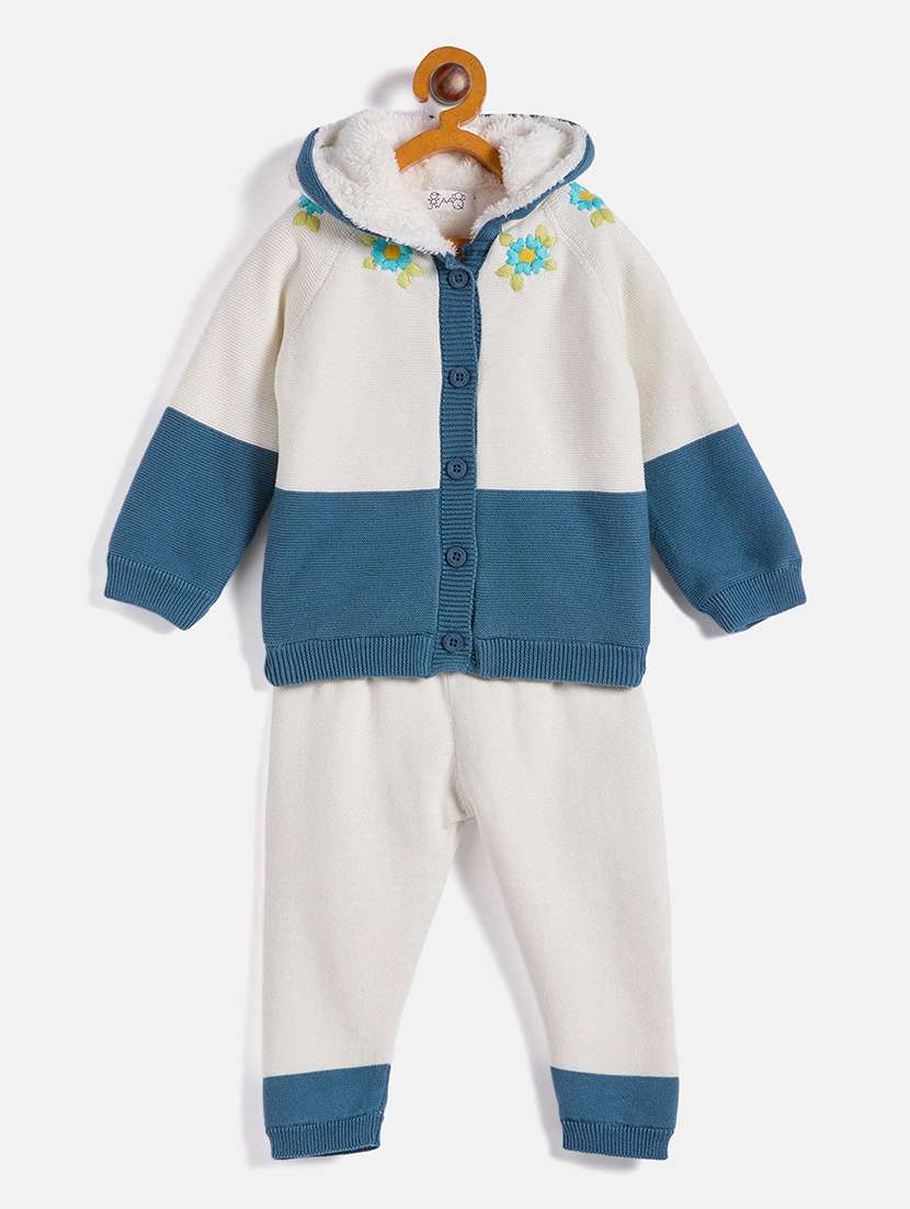 kids long sleeves sweater with joggers set