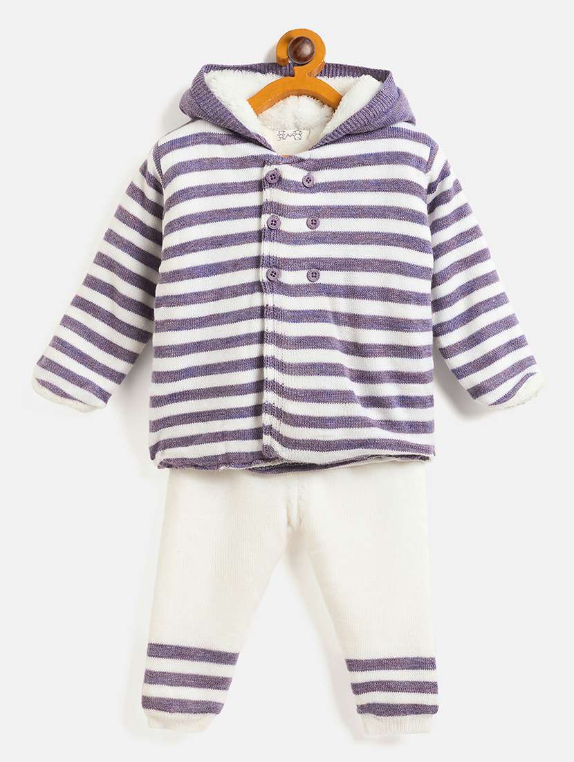 kids long sleeves sweater with joggers set - 21522679 -  Zoom Image - 0
