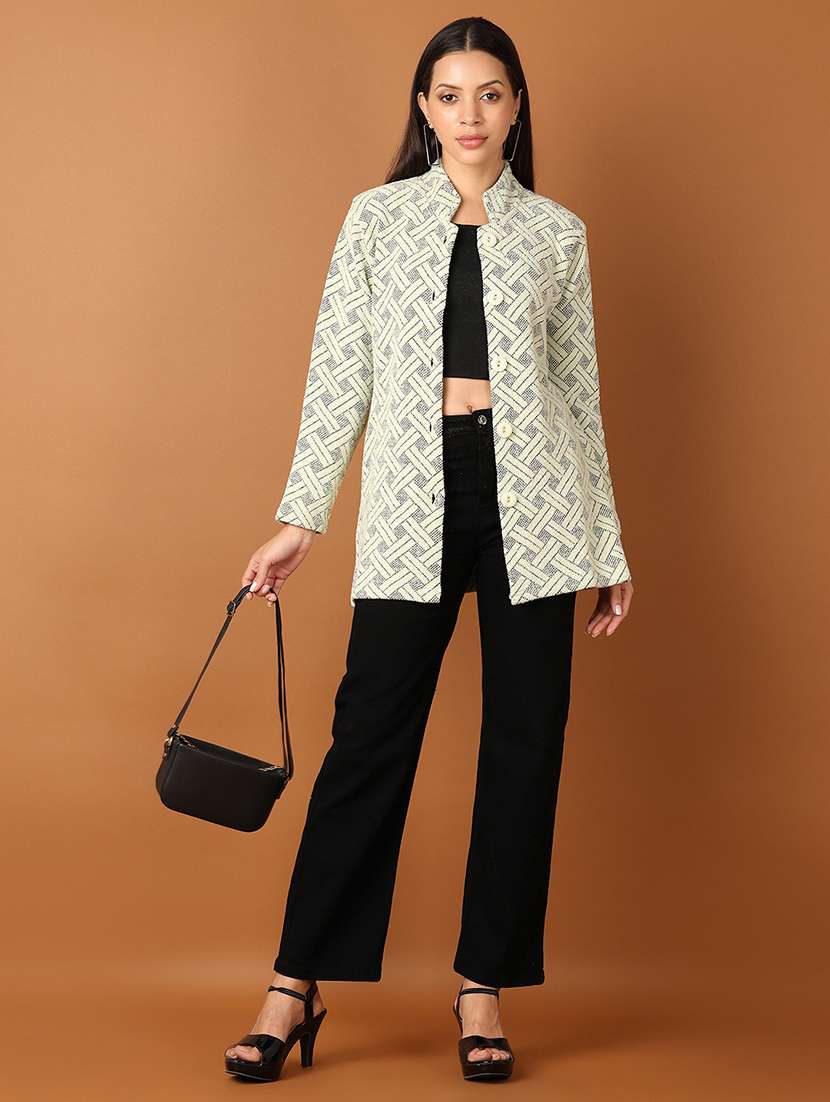 women self designed long sleeve cardigan - 21522824 -  Standard Image - 4