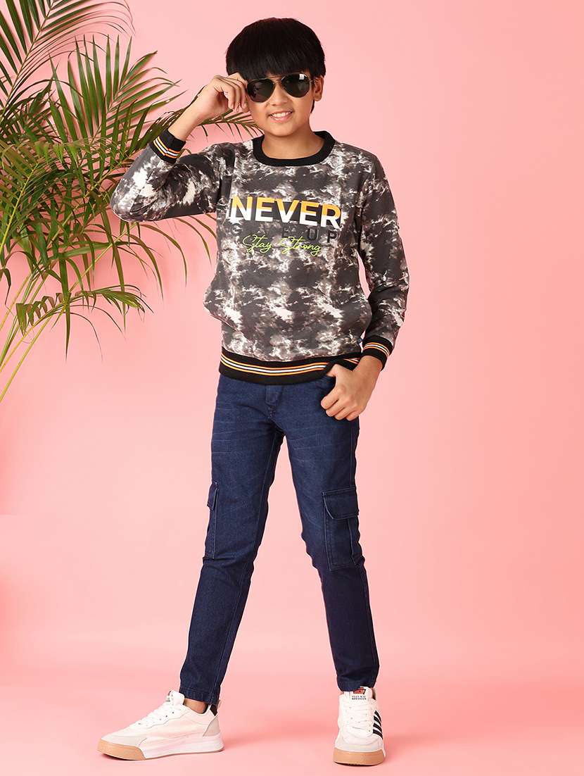 boys printed long sleeve sweatshirt - 21522857 -  Standard Image - 4