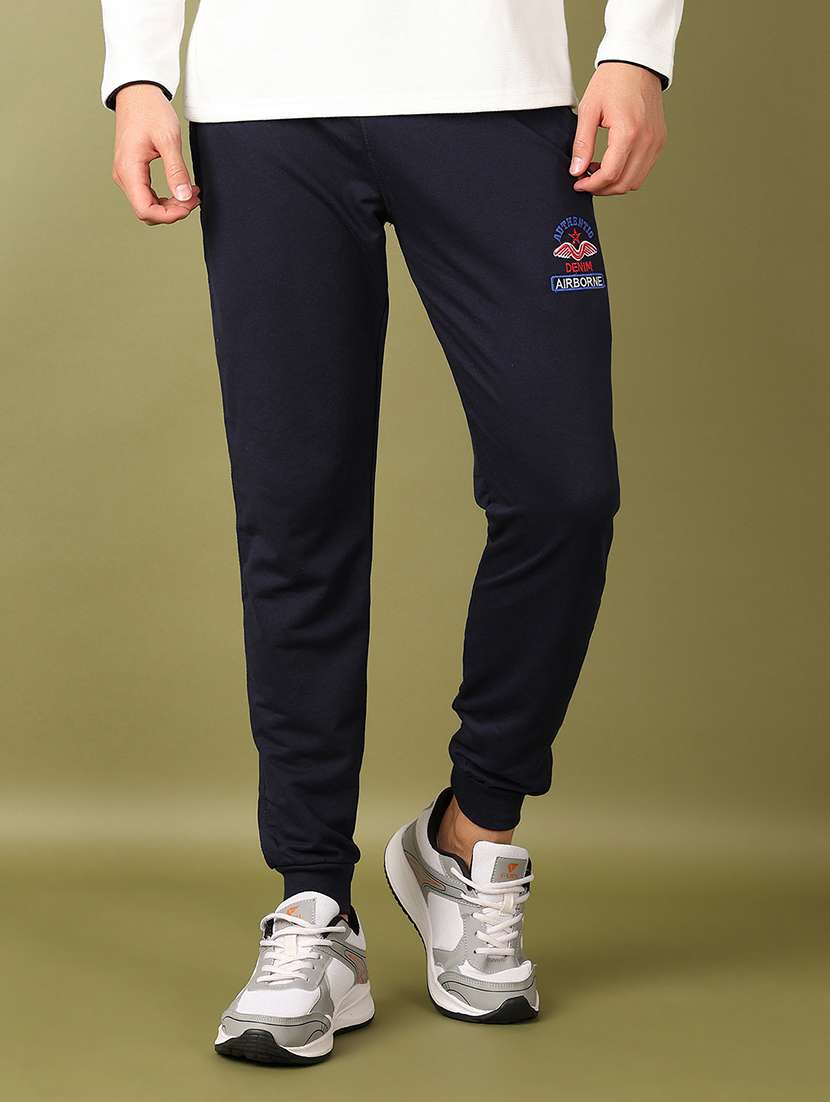 men mid rise placement print jogger - 21522951 -  Standard Image - 1