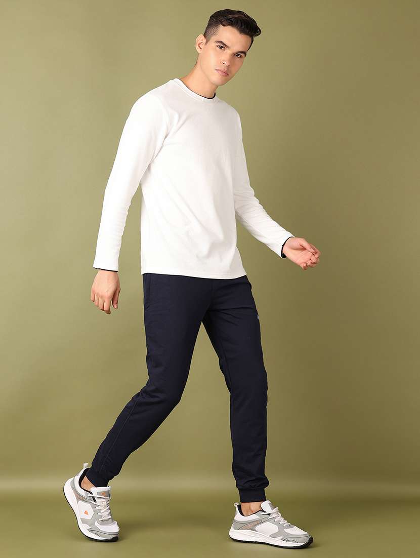 men mid rise placement print jogger - 21522951 -  Standard Image - 4