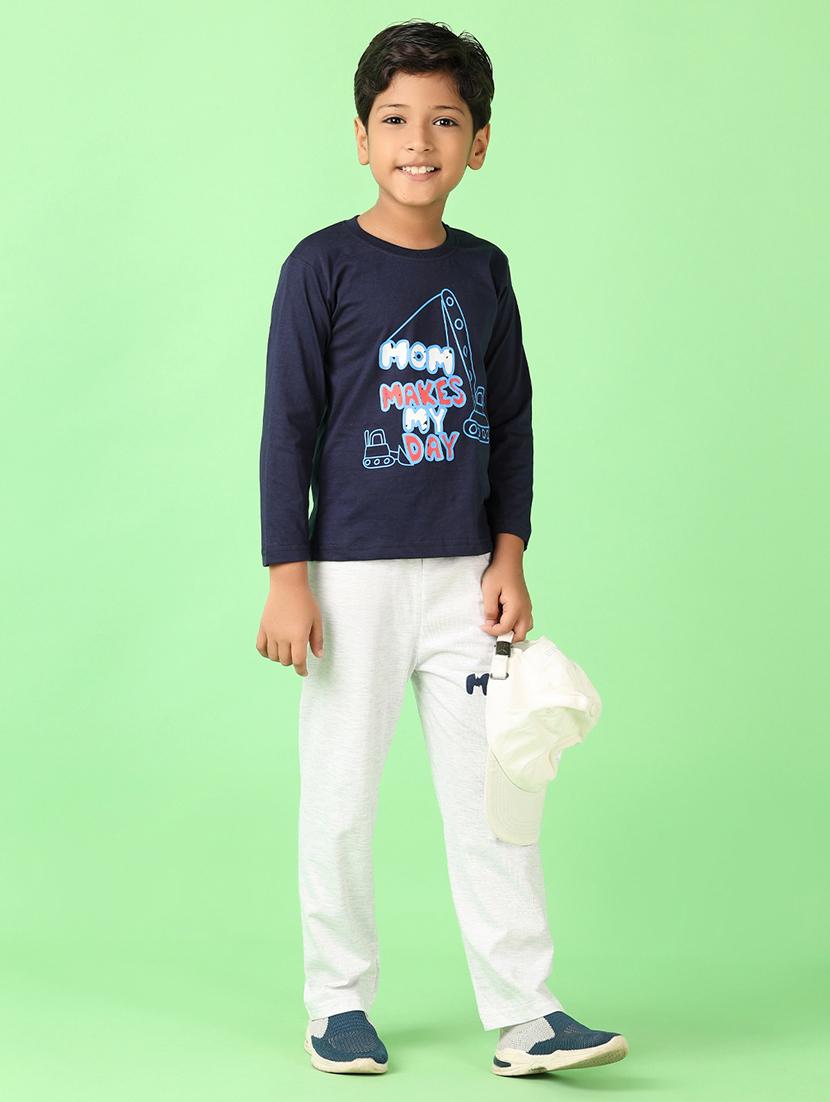 boys printed casual wear full length set - 21522971 - Standard Image - 1