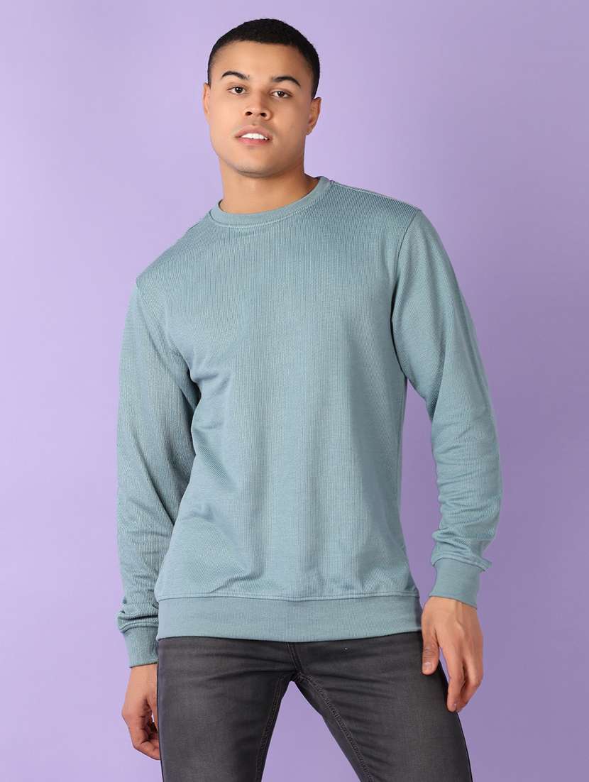 men long sleeves plain sweatshirt - 21522982 -  Standard Image - 1