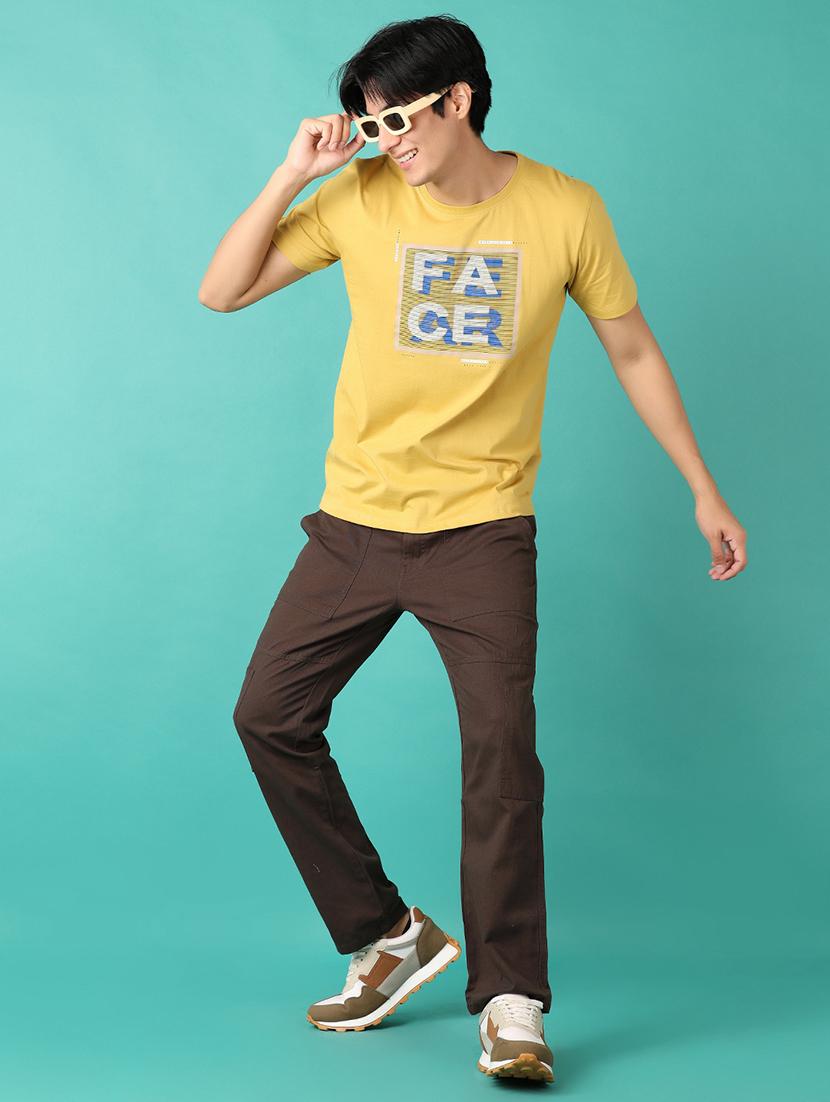 men solid mid rise regular fit cargo - 21523015 - Standard Image - 4