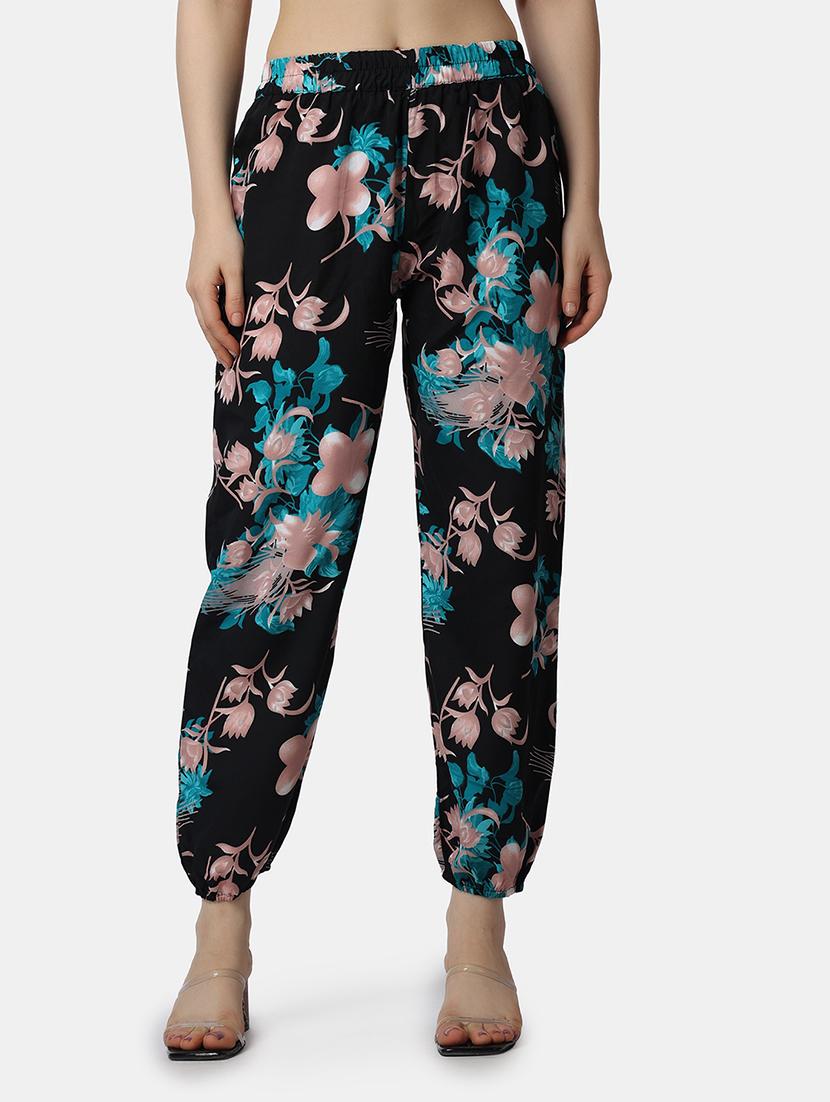 women printed regular fit joggers - 21523412 - Zoom Image - 0