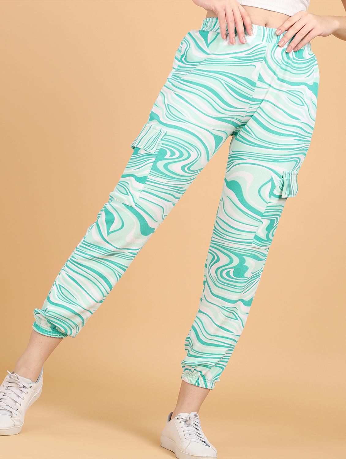 women printed relaxed fit joggers - 21523423 - Zoom Image - 0