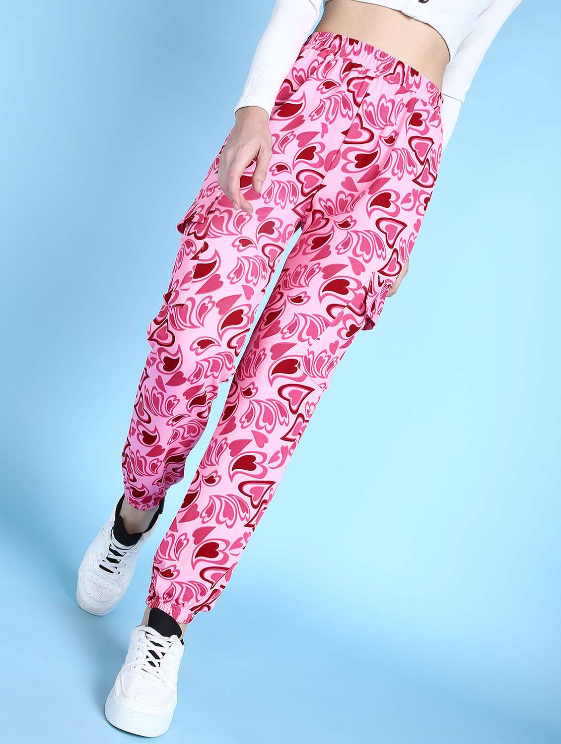 women printed relaxed fit jogger - 21523424 -  Zoom Image - 0