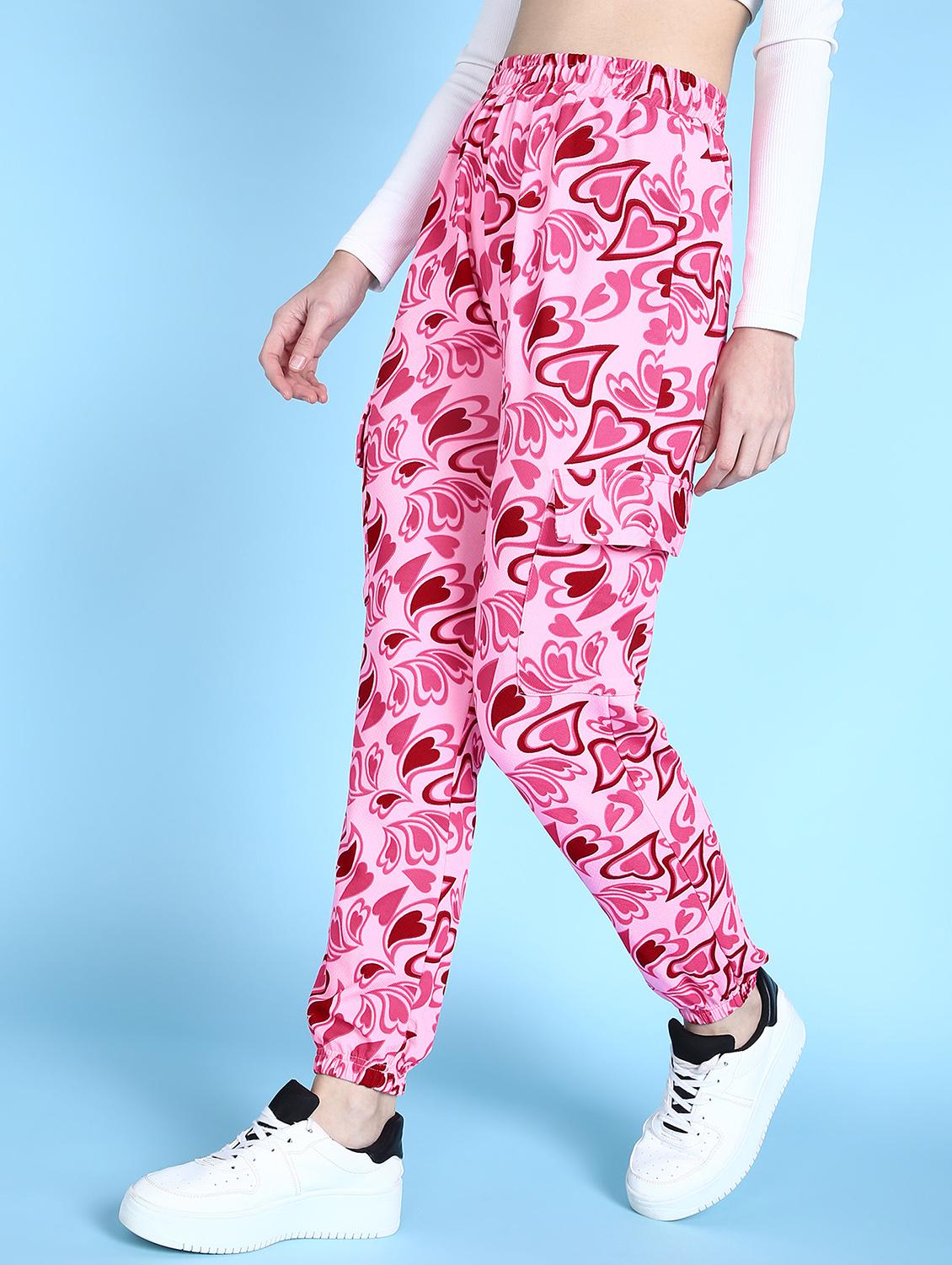 women printed relaxed fit jogger - 21523424 - Standard Image - 1