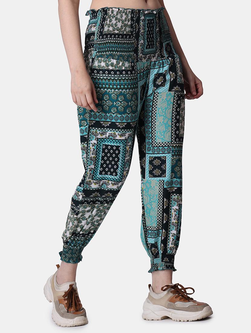 women printed relaxed fit jogger - 21523425 - Standard Image - 1