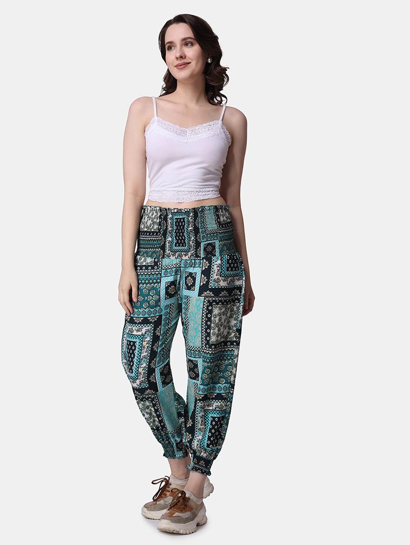 women printed relaxed fit jogger - 21523425 - Standard Image - 4