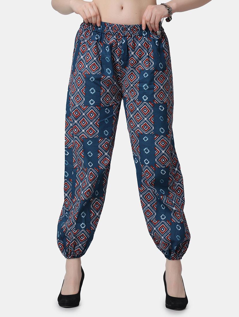 women printed relaxed fit jogger - 21523434 - Zoom Image - 0