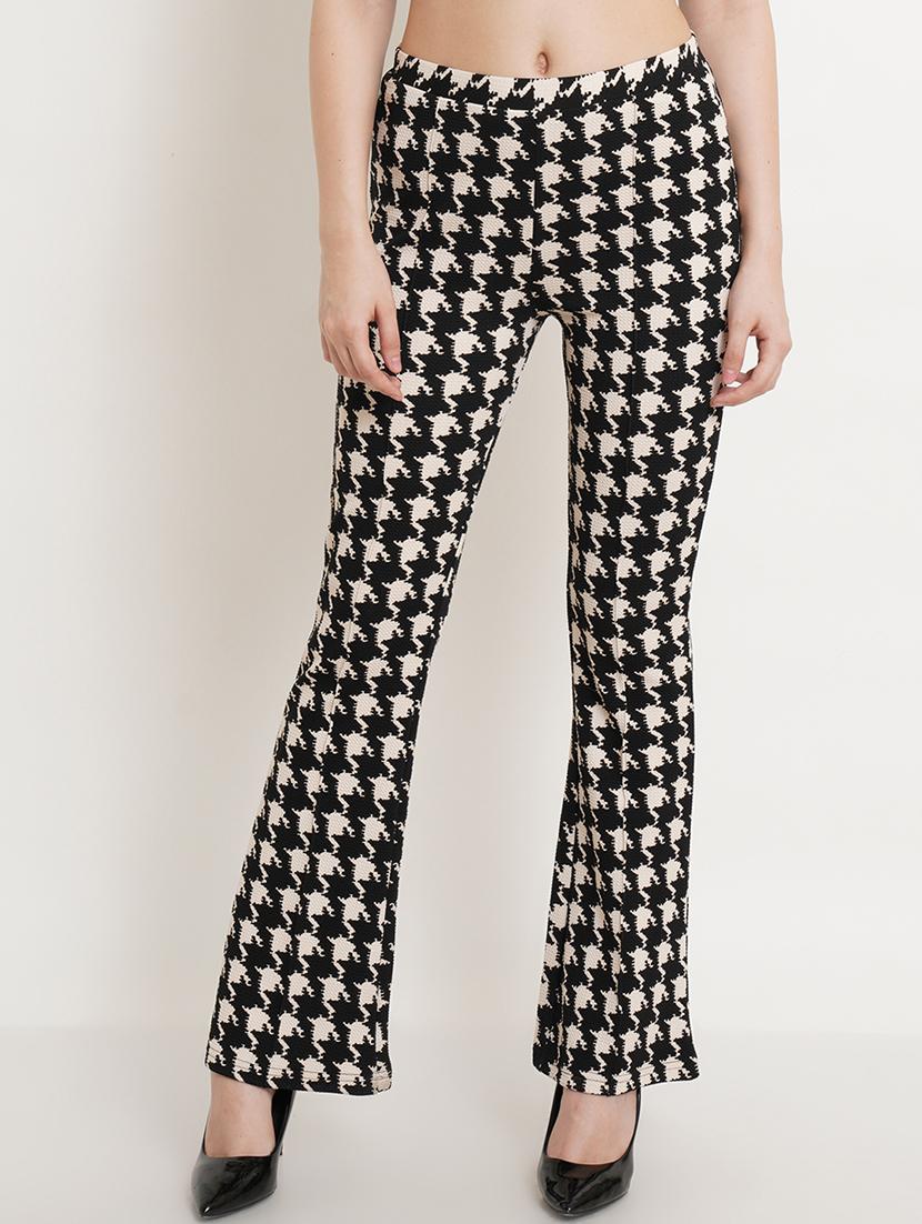 women printed regular printed bootcut trouser - 21523508 - Zoom Image - 0