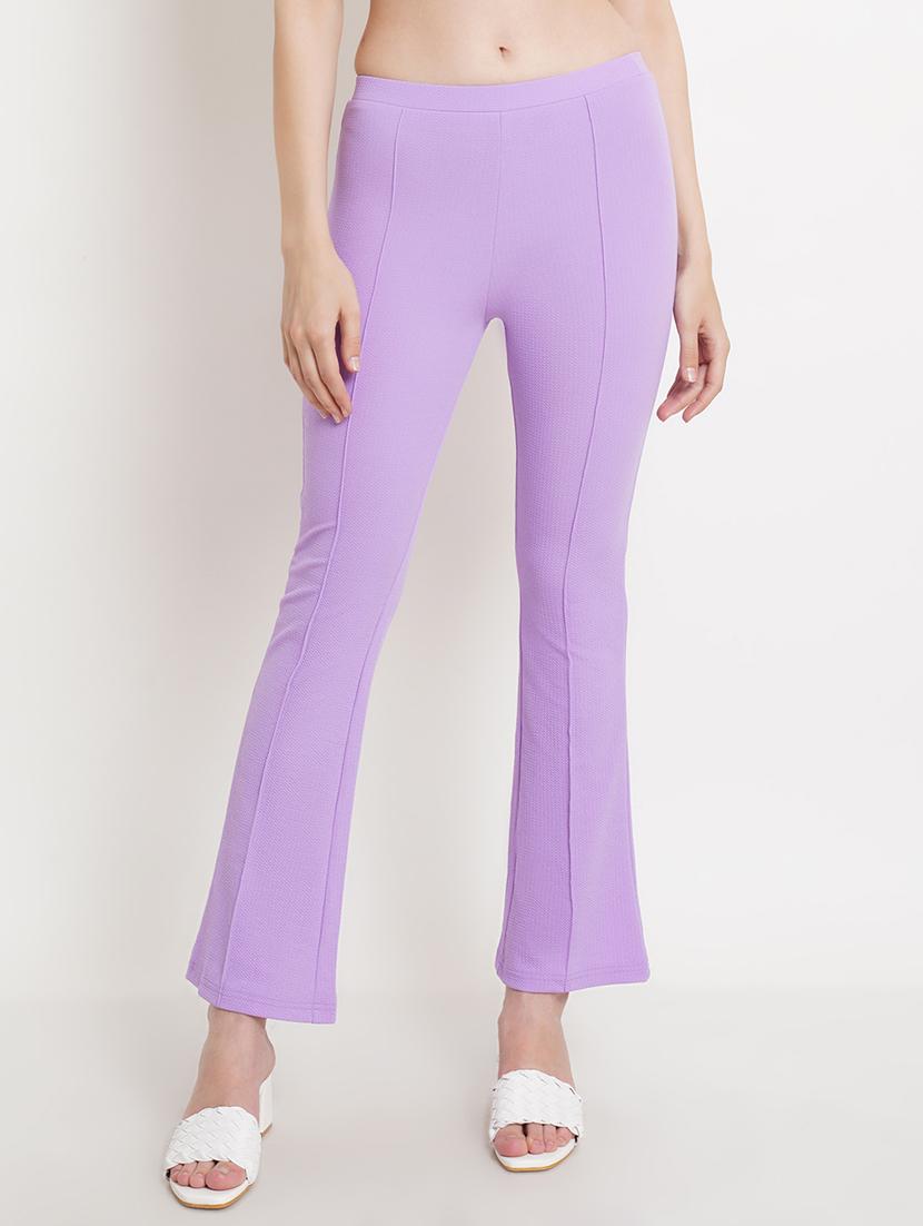 women solid regular fit bootcut trouser - 21523519 - Zoom Image - 0