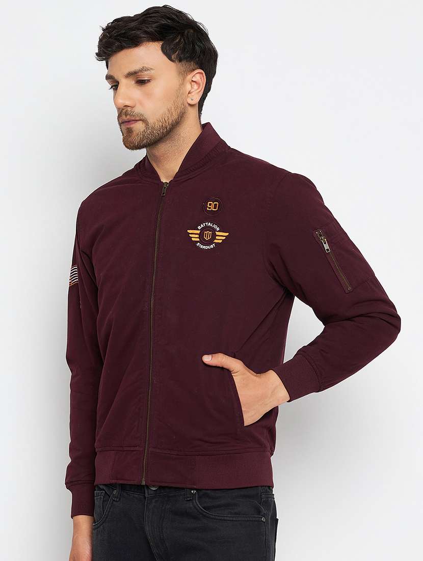 men long sleeve solid casual jacket - 21523597 -  Standard Image - 1