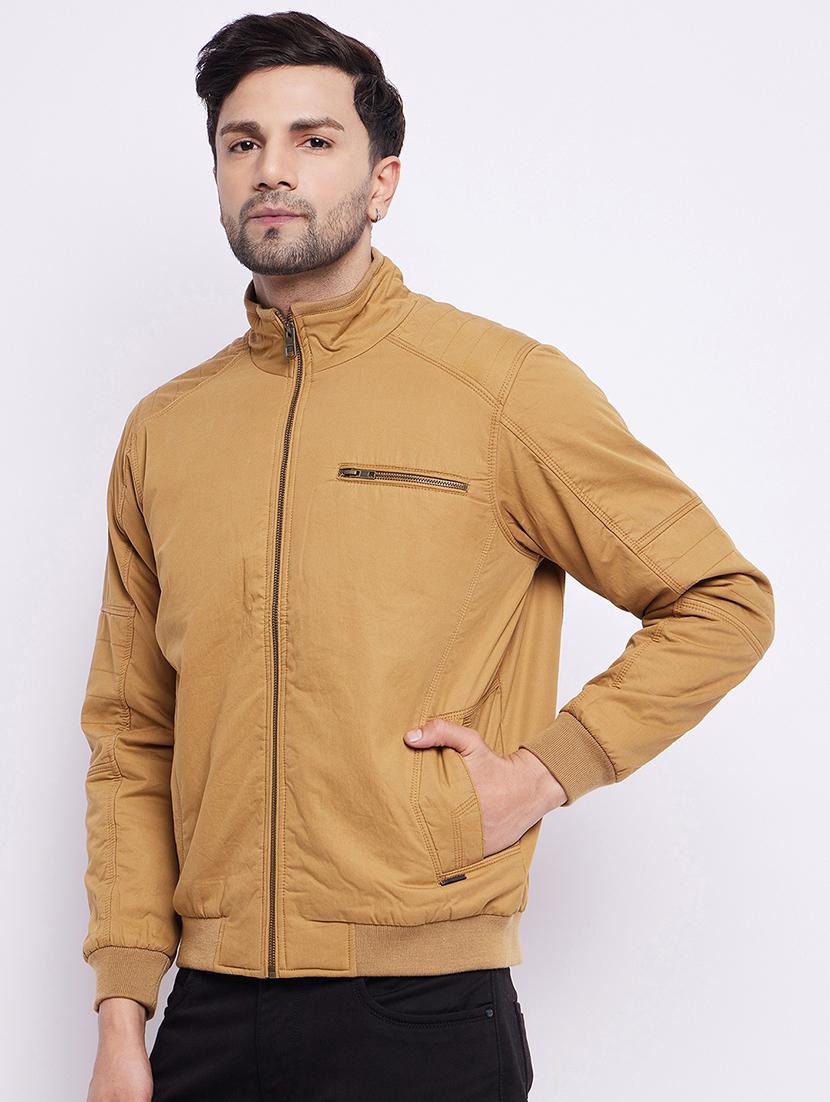 men long sleeve solid casual jacket - 21523603 -  Standard Image - 1