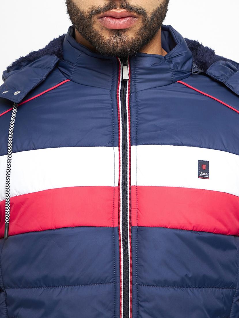 men color blocked long sleeve bomber jacket - 21523654 - Standard Image - 4