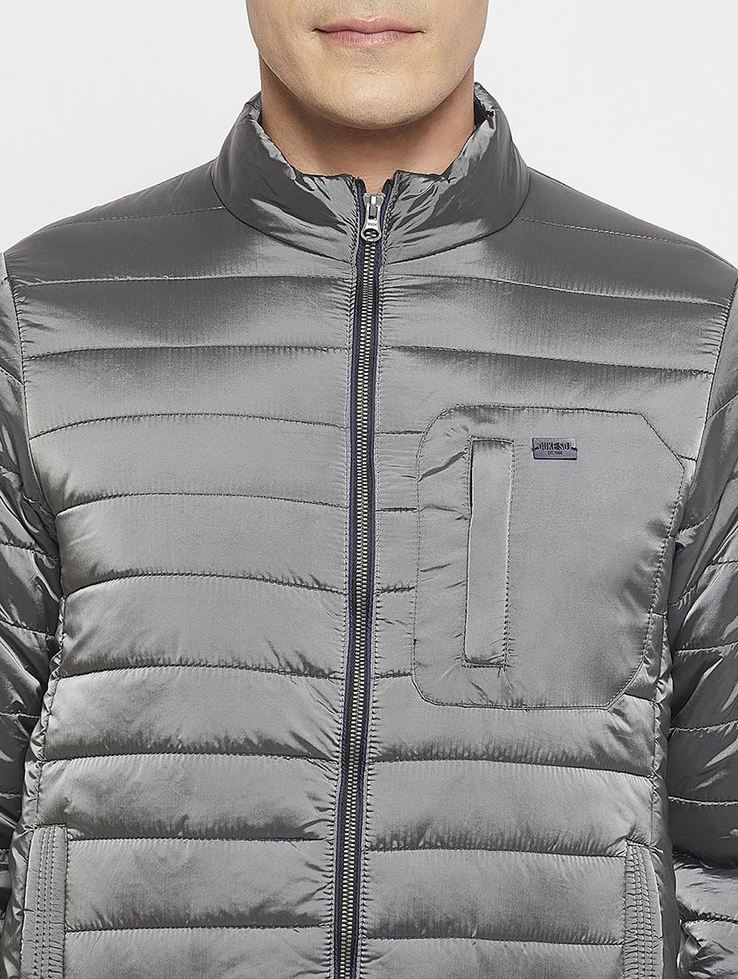 men solids long sleeves bomber jacket - 21523681 - Standard Image - 4
