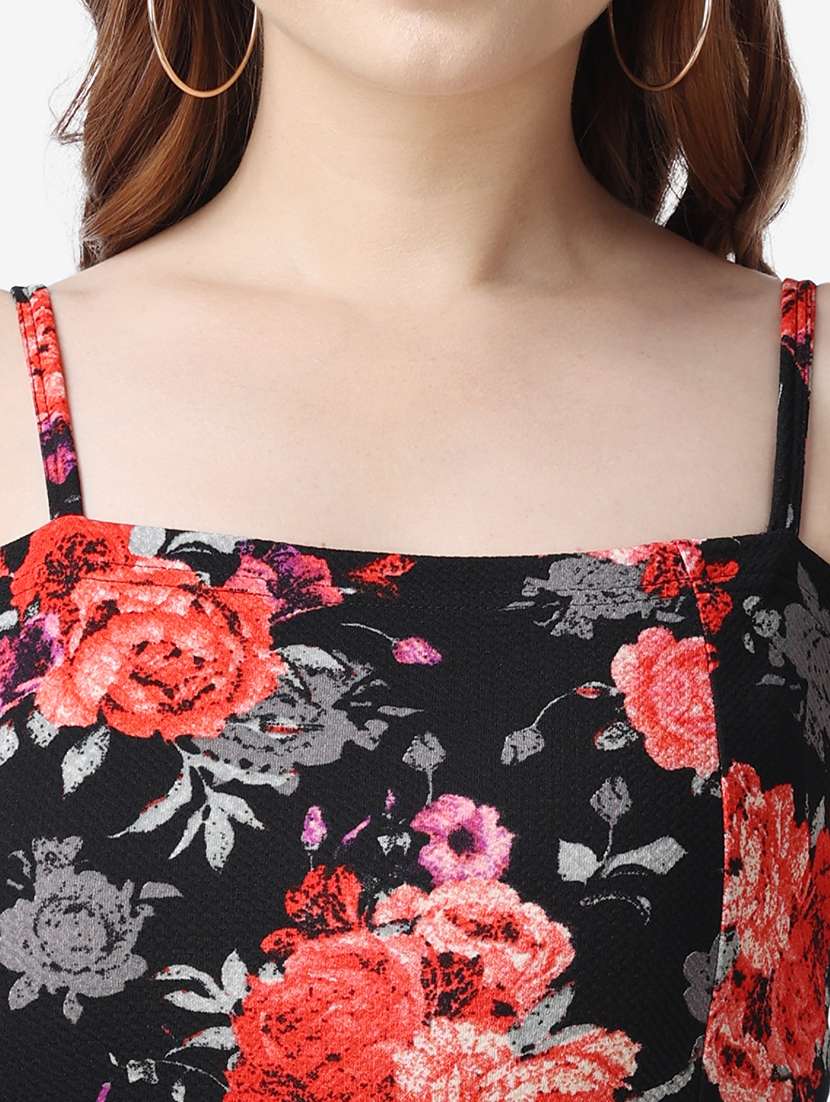women floral print sleeveless bodycon dress - 21523751 - Standard Image - 6