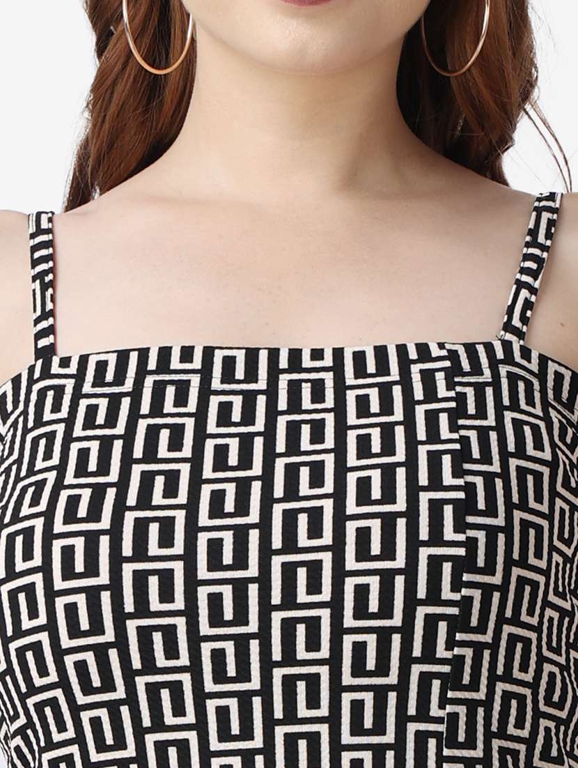 women printed sleeveless bodycon dress - 21523752 - Standard Image - 6