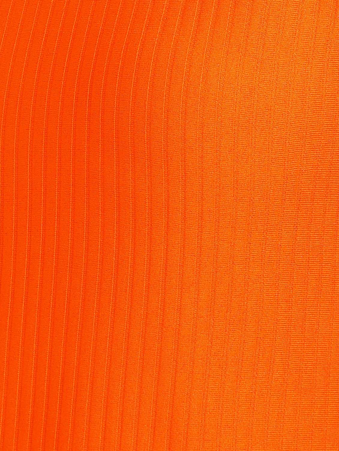 Orange Polyester Aline Dress