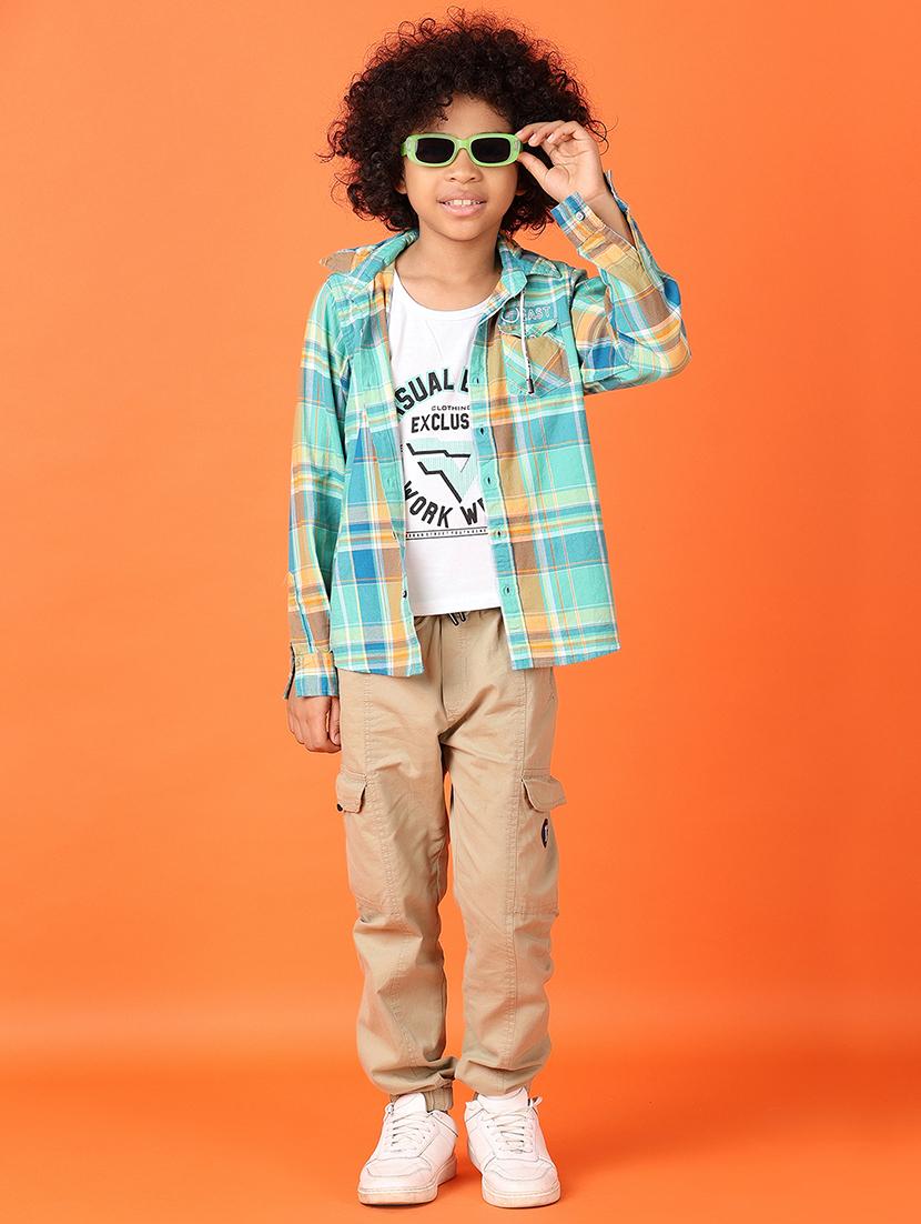green twill shirt - 21524113 - Standard Image - 4