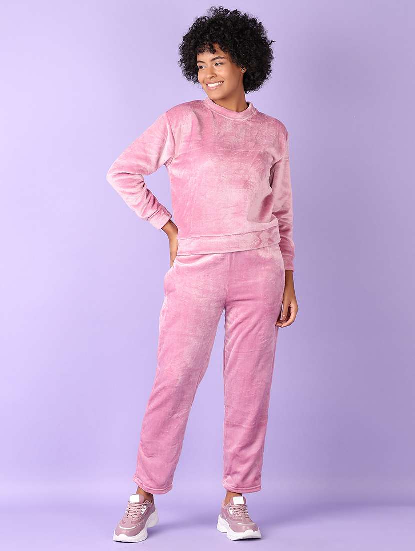 women solid long sleeve sweatshirt - 21524278 - Standard Image - 4