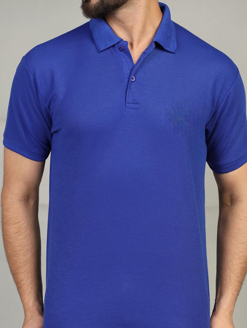 men polo neck plain t-shirt - 21524823 - Standard Image - 4