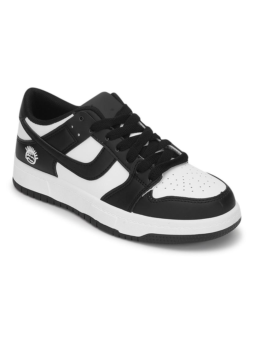 women black color block lace-up sneaker - 21526650 -  Zoom Image - 0