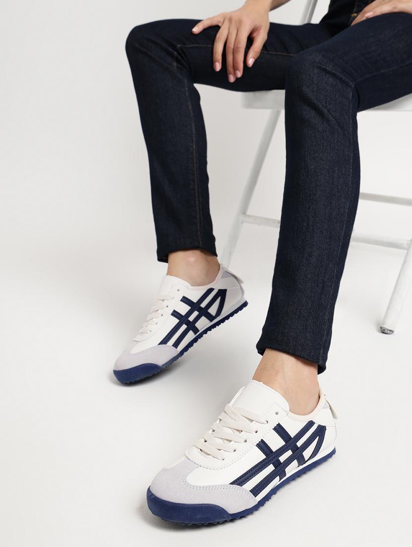 women white lace-up sneaker - 21526653 -  Standard Image - 1