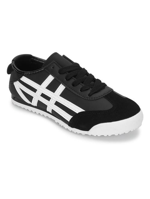 women black lace-up sneaker - 21526654 -  Standard Image - 0