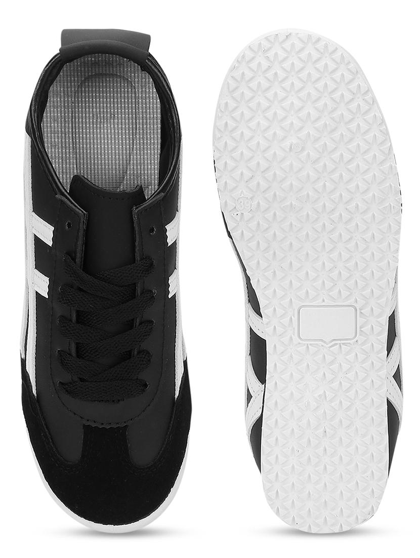 women black lace-up sneaker - 21526654 - Standard Image - 6